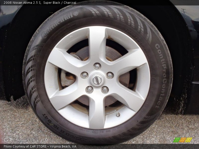 Super Black / Charcoal 2008 Nissan Altima 2.5 S