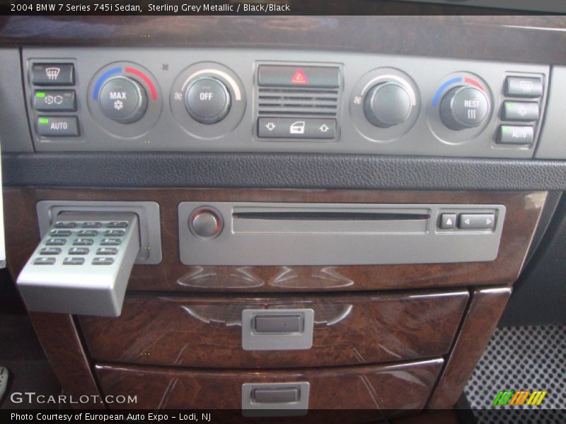 Sterling Grey Metallic / Black/Black 2004 BMW 7 Series 745i Sedan
