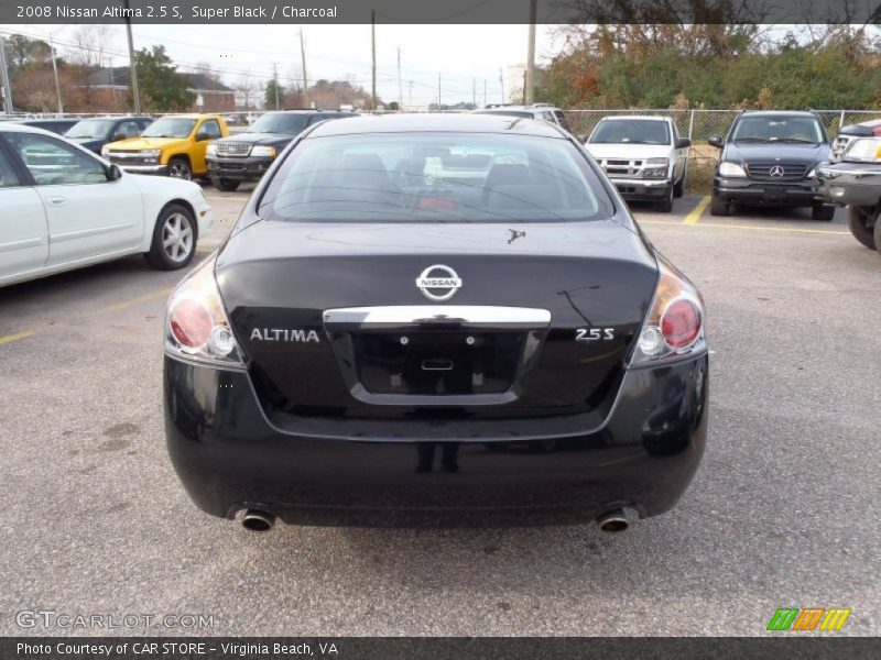 Super Black / Charcoal 2008 Nissan Altima 2.5 S