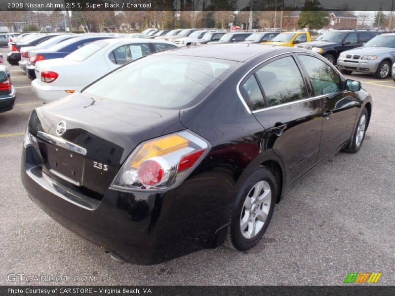 Super Black / Charcoal 2008 Nissan Altima 2.5 S