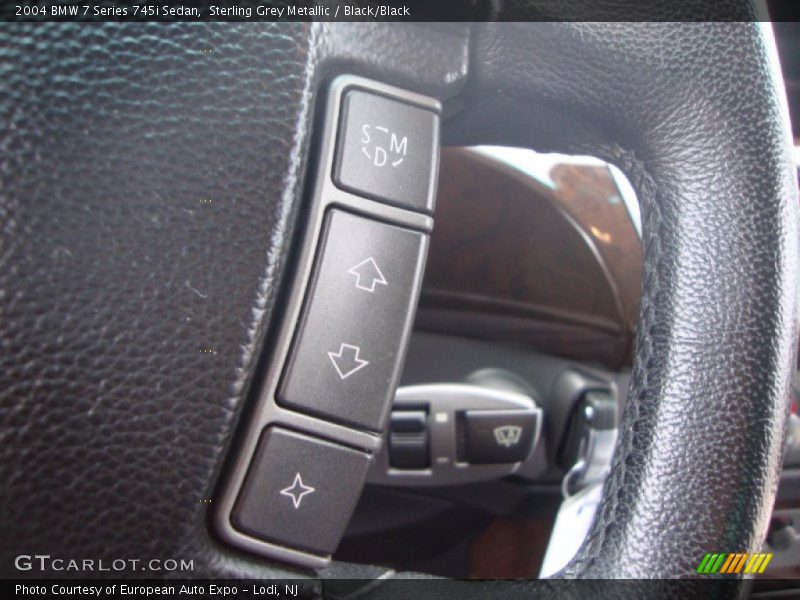 Sterling Grey Metallic / Black/Black 2004 BMW 7 Series 745i Sedan