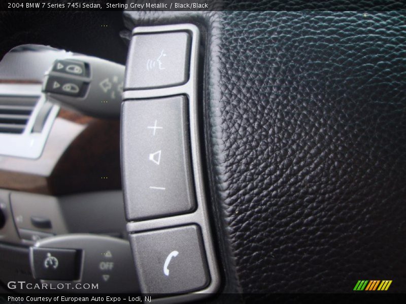 Sterling Grey Metallic / Black/Black 2004 BMW 7 Series 745i Sedan