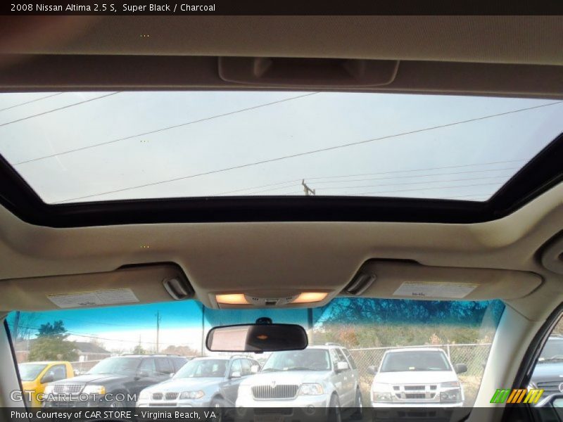 Super Black / Charcoal 2008 Nissan Altima 2.5 S