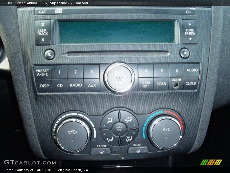 Super Black / Charcoal 2008 Nissan Altima 2.5 S