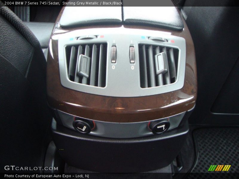 Sterling Grey Metallic / Black/Black 2004 BMW 7 Series 745i Sedan