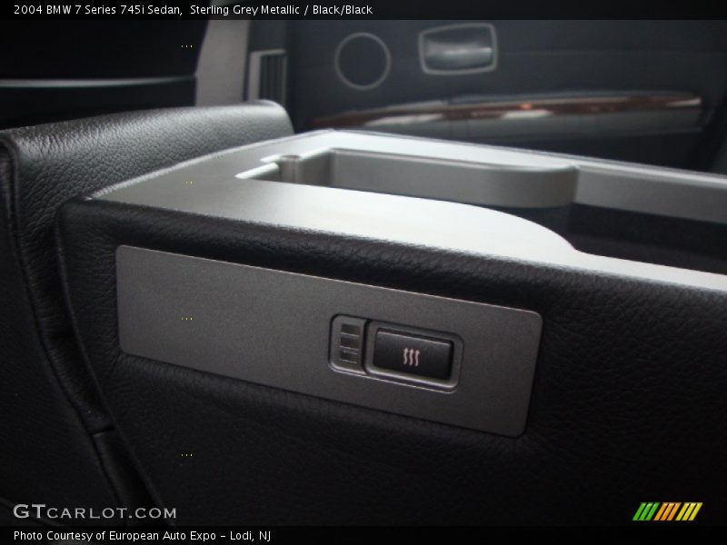 Sterling Grey Metallic / Black/Black 2004 BMW 7 Series 745i Sedan