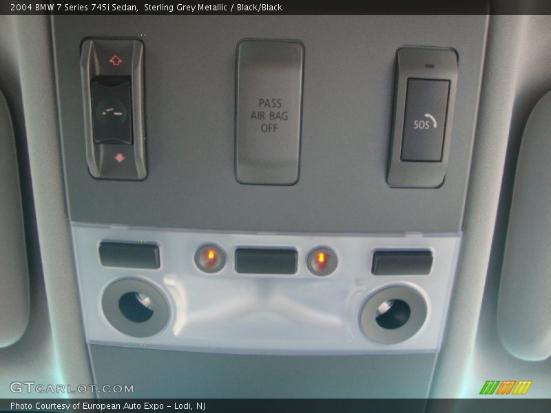 Sterling Grey Metallic / Black/Black 2004 BMW 7 Series 745i Sedan