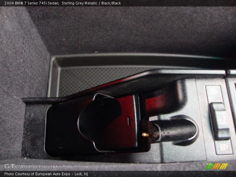Sterling Grey Metallic / Black/Black 2004 BMW 7 Series 745i Sedan