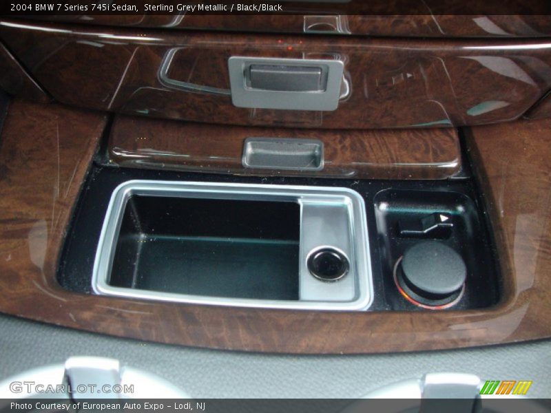 Sterling Grey Metallic / Black/Black 2004 BMW 7 Series 745i Sedan