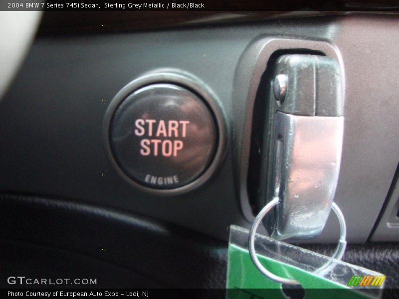 Sterling Grey Metallic / Black/Black 2004 BMW 7 Series 745i Sedan