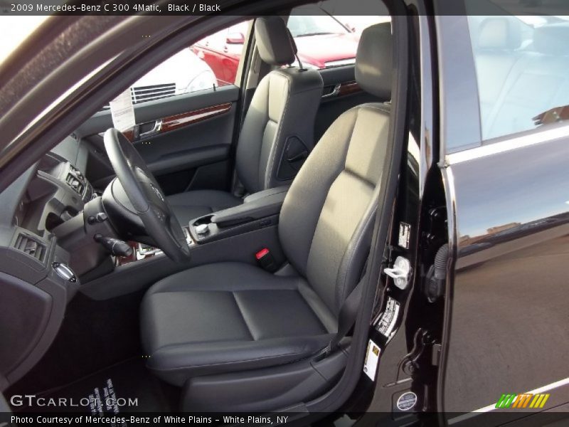 Black / Black 2009 Mercedes-Benz C 300 4Matic