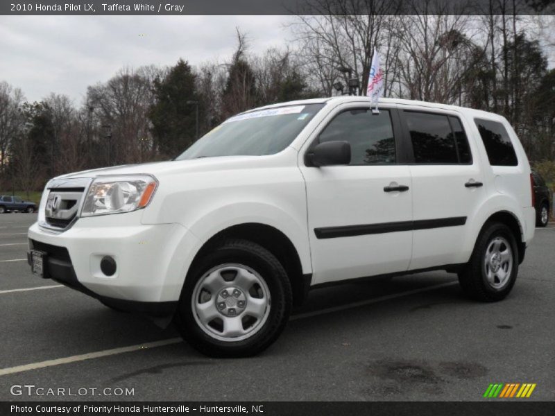 Taffeta White / Gray 2010 Honda Pilot LX