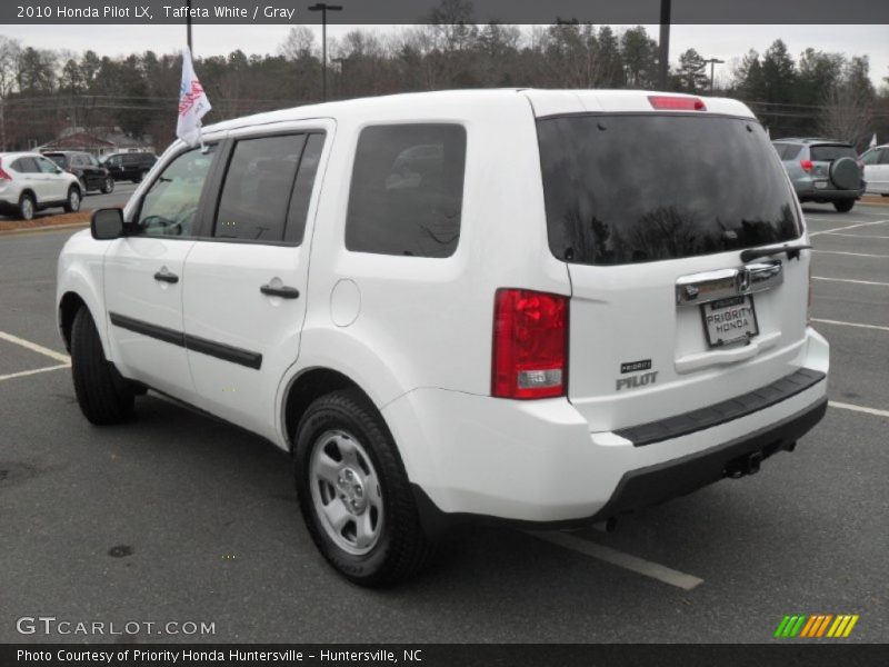 Taffeta White / Gray 2010 Honda Pilot LX
