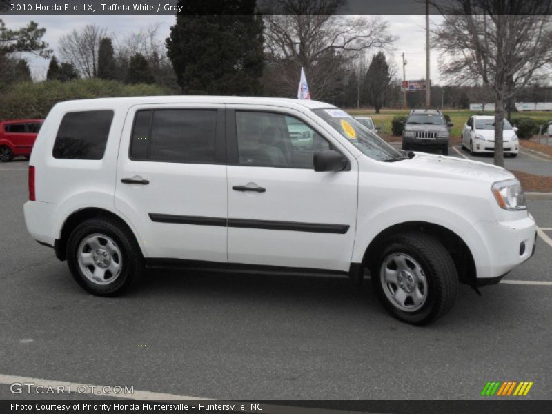 Taffeta White / Gray 2010 Honda Pilot LX