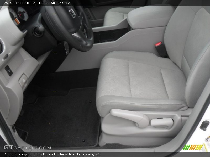 Taffeta White / Gray 2010 Honda Pilot LX
