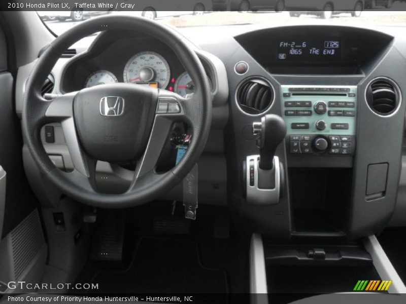 Taffeta White / Gray 2010 Honda Pilot LX