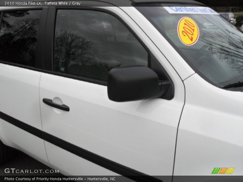 Taffeta White / Gray 2010 Honda Pilot LX