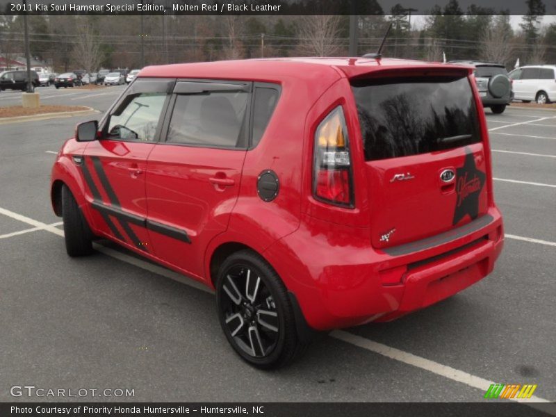 Molten Red / Black Leather 2011 Kia Soul Hamstar Special Edition