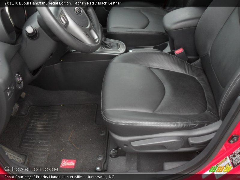 Molten Red / Black Leather 2011 Kia Soul Hamstar Special Edition