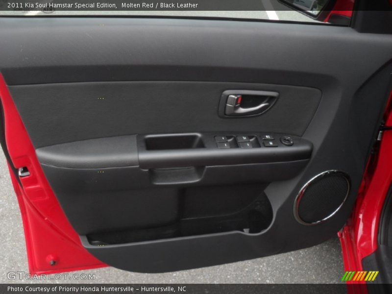 Molten Red / Black Leather 2011 Kia Soul Hamstar Special Edition