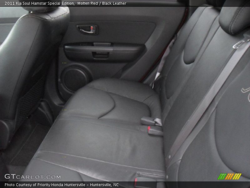 Molten Red / Black Leather 2011 Kia Soul Hamstar Special Edition