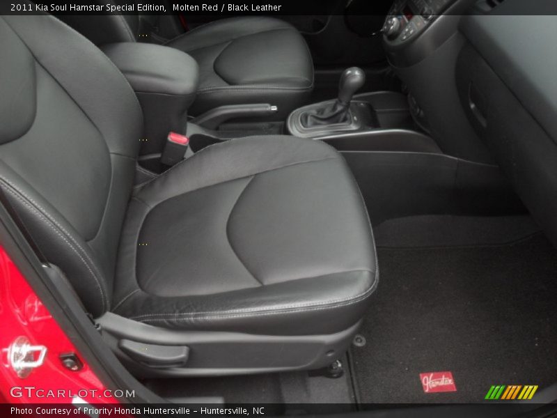 Molten Red / Black Leather 2011 Kia Soul Hamstar Special Edition