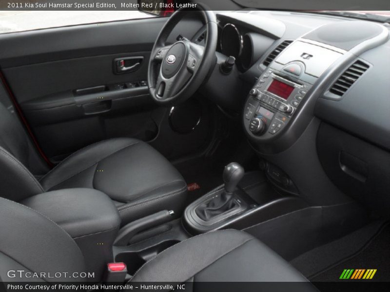 Molten Red / Black Leather 2011 Kia Soul Hamstar Special Edition