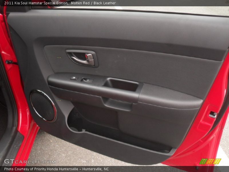 Molten Red / Black Leather 2011 Kia Soul Hamstar Special Edition