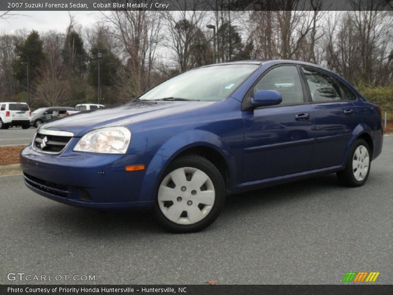 Cobalt Blue Metallic / Grey 2007 Suzuki Forenza Sedan