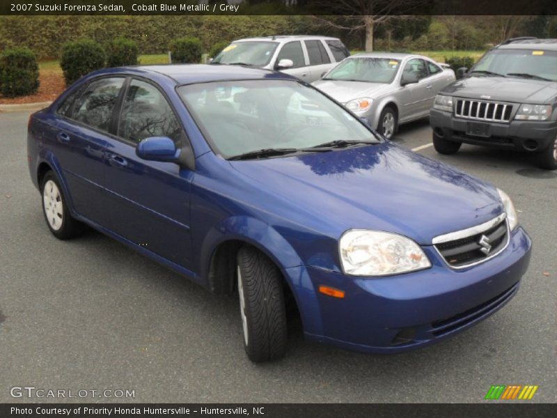Cobalt Blue Metallic / Grey 2007 Suzuki Forenza Sedan