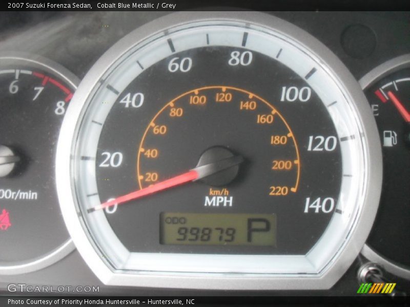 Cobalt Blue Metallic / Grey 2007 Suzuki Forenza Sedan