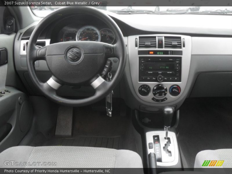 Cobalt Blue Metallic / Grey 2007 Suzuki Forenza Sedan