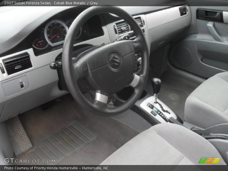 Cobalt Blue Metallic / Grey 2007 Suzuki Forenza Sedan