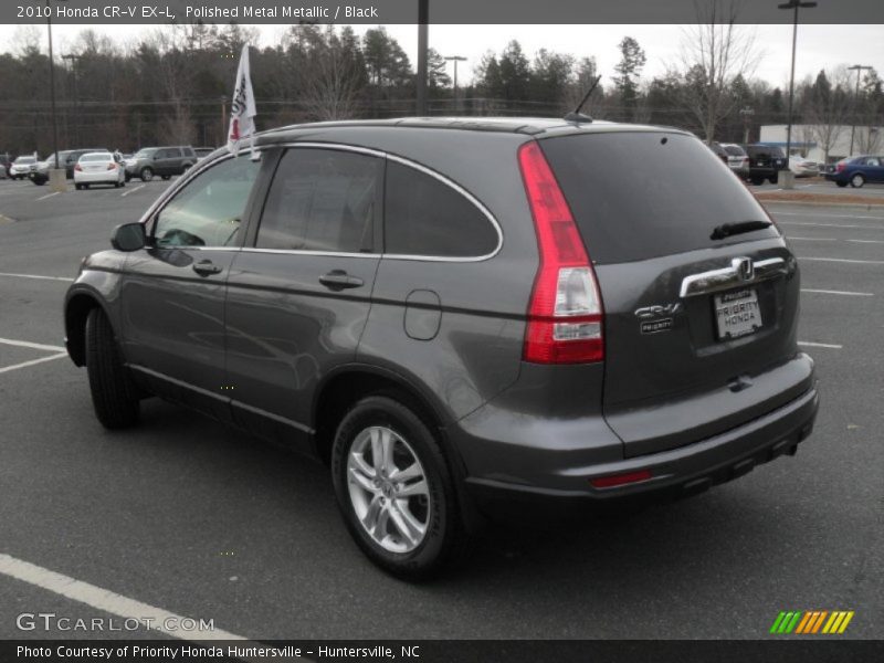 Polished Metal Metallic / Black 2010 Honda CR-V EX-L