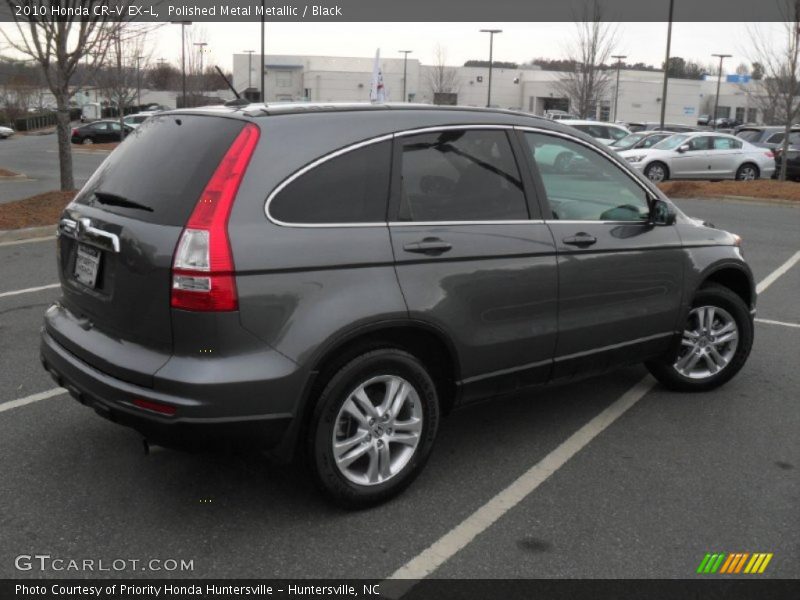 Polished Metal Metallic / Black 2010 Honda CR-V EX-L