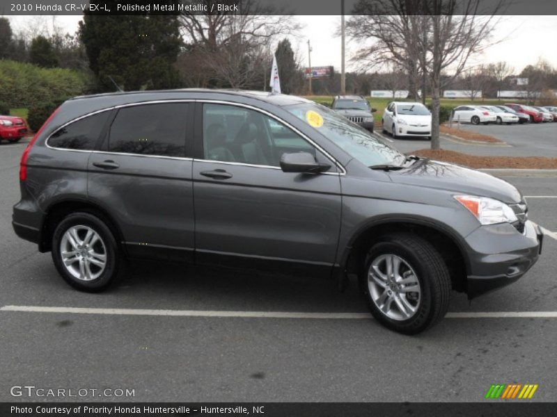 Polished Metal Metallic / Black 2010 Honda CR-V EX-L