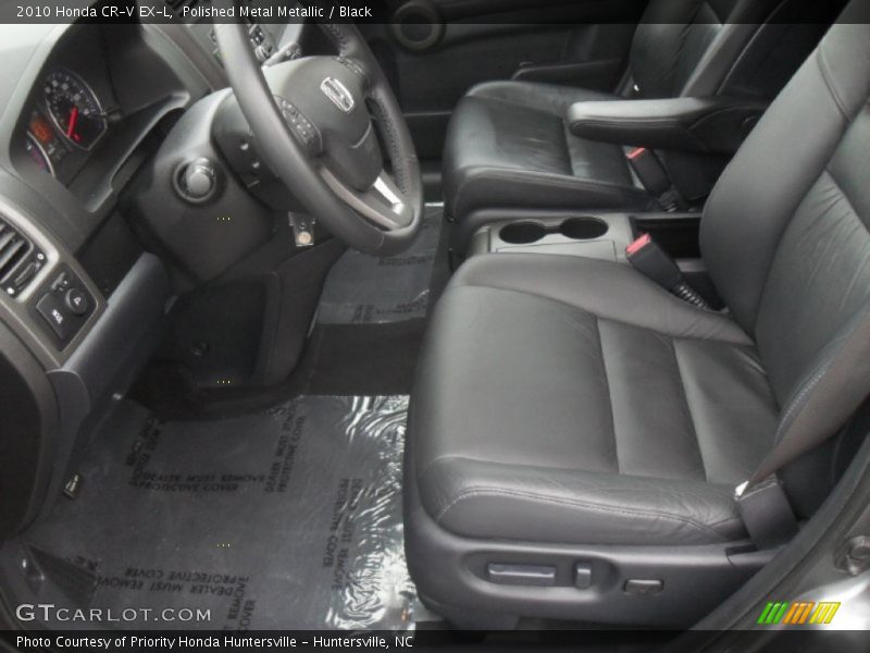 Polished Metal Metallic / Black 2010 Honda CR-V EX-L
