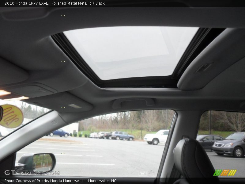 Polished Metal Metallic / Black 2010 Honda CR-V EX-L