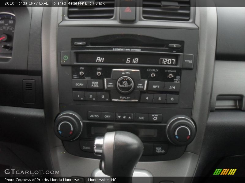 Polished Metal Metallic / Black 2010 Honda CR-V EX-L