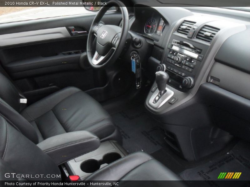 Polished Metal Metallic / Black 2010 Honda CR-V EX-L