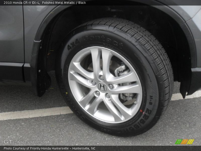 Polished Metal Metallic / Black 2010 Honda CR-V EX-L