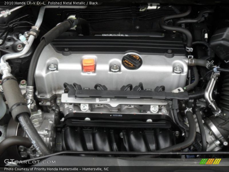 Polished Metal Metallic / Black 2010 Honda CR-V EX-L