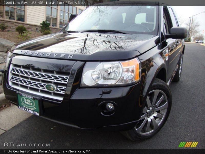 Narvik Black / Ebony Black 2008 Land Rover LR2 HSE