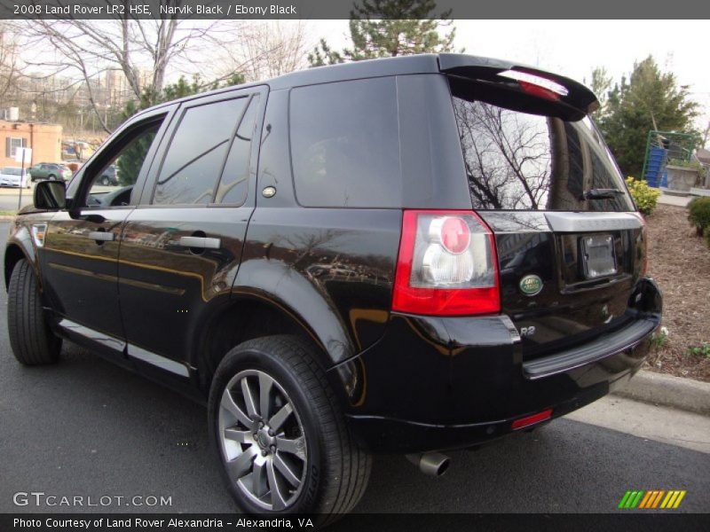 Narvik Black / Ebony Black 2008 Land Rover LR2 HSE