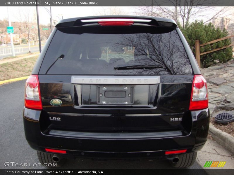 Narvik Black / Ebony Black 2008 Land Rover LR2 HSE