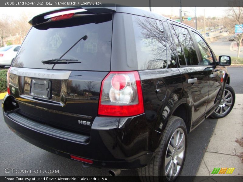 Narvik Black / Ebony Black 2008 Land Rover LR2 HSE