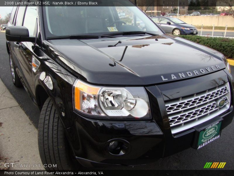 Narvik Black / Ebony Black 2008 Land Rover LR2 HSE