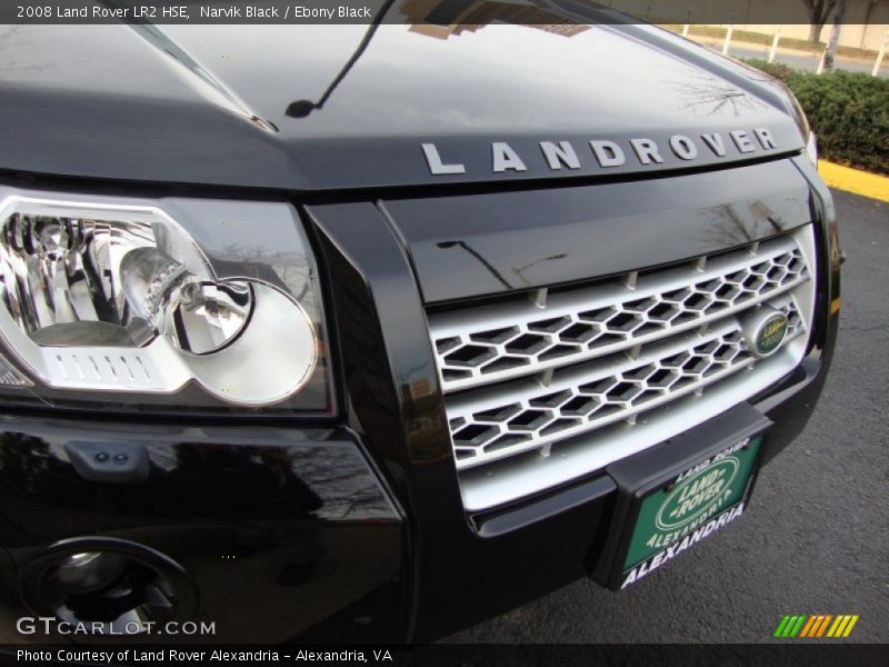 Narvik Black / Ebony Black 2008 Land Rover LR2 HSE