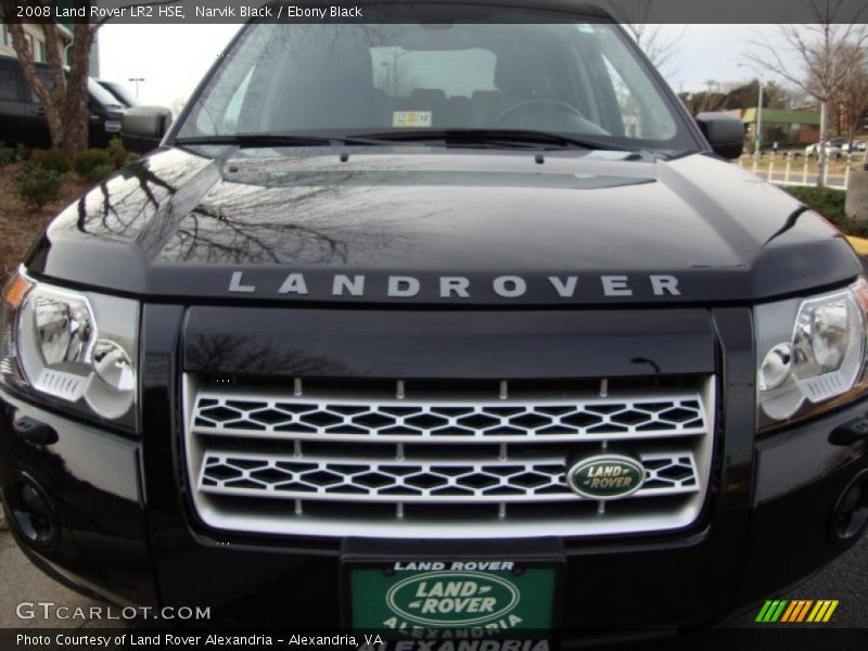 Narvik Black / Ebony Black 2008 Land Rover LR2 HSE