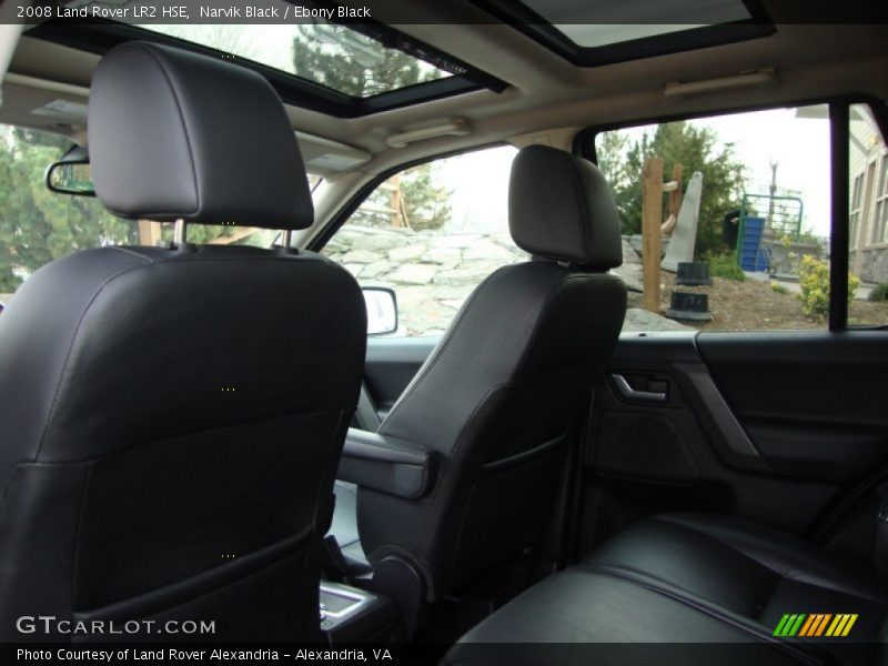 Narvik Black / Ebony Black 2008 Land Rover LR2 HSE
